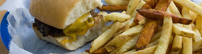 Single Mini Burger Basket